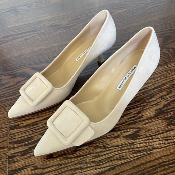 Manolo Blahnik Shoes - Manolo Blahnik Maysale Pump 50 - BRAND NEW - Size 39.5 EU (9US/8.5US)